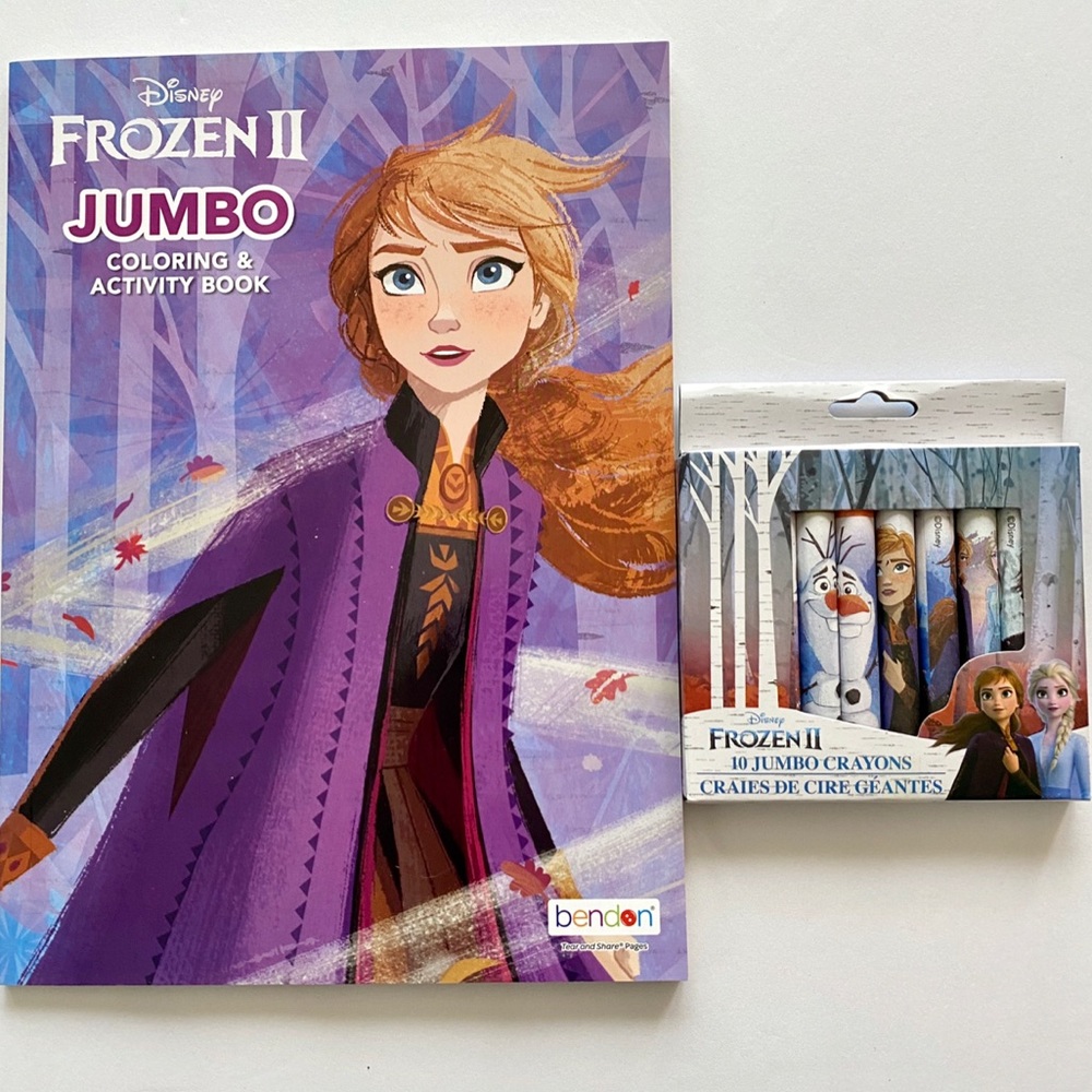 FROZEN2 Coloring & Activity Book/Matching Crayons